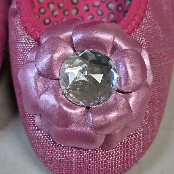 Lindsay Phillips LIZ 10 Pink Ballet Flat - New - Picture 3 of 6